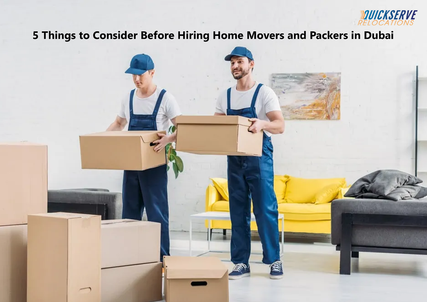 5 Benefits of Hiring Villa Movers and Packers by the best villa movers in Dubai